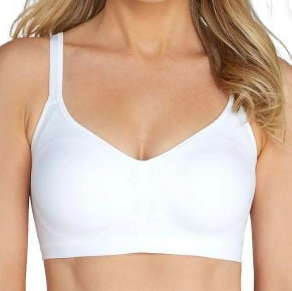 Warner's Womens No Bulge Wire-Free Bra Extra Side Coverage